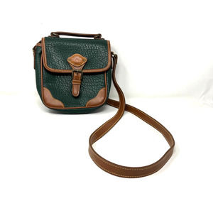 Sold// Vintage Esprit Green Pebbled Crossbody Bag Purse